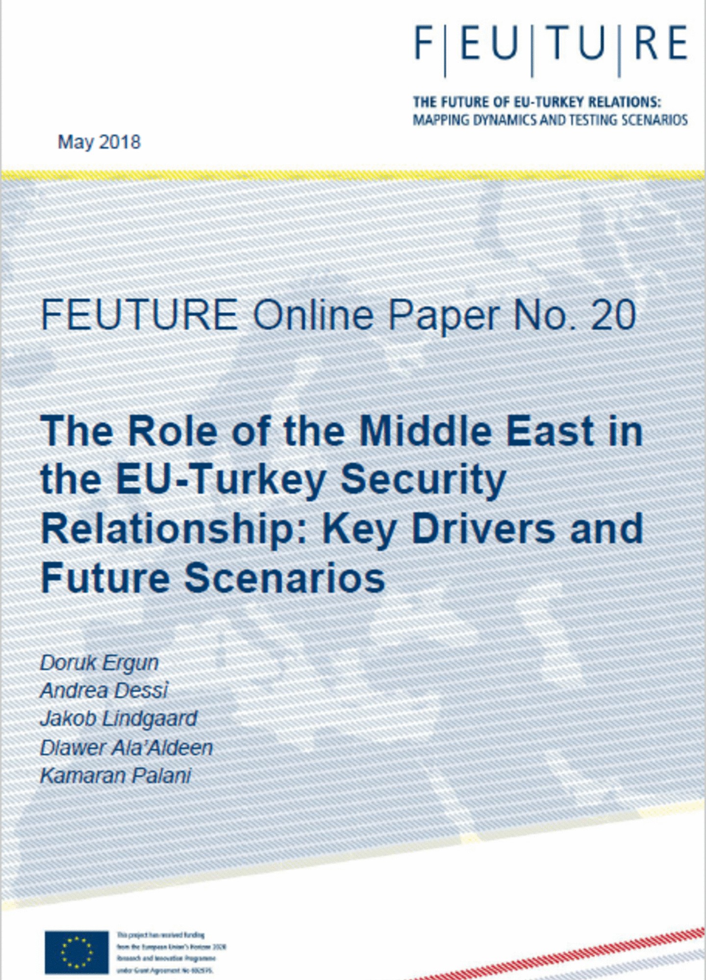 The Role of the Middle East in the EU-Turkey Security Relationship: Key Drivers and Future Scenarios