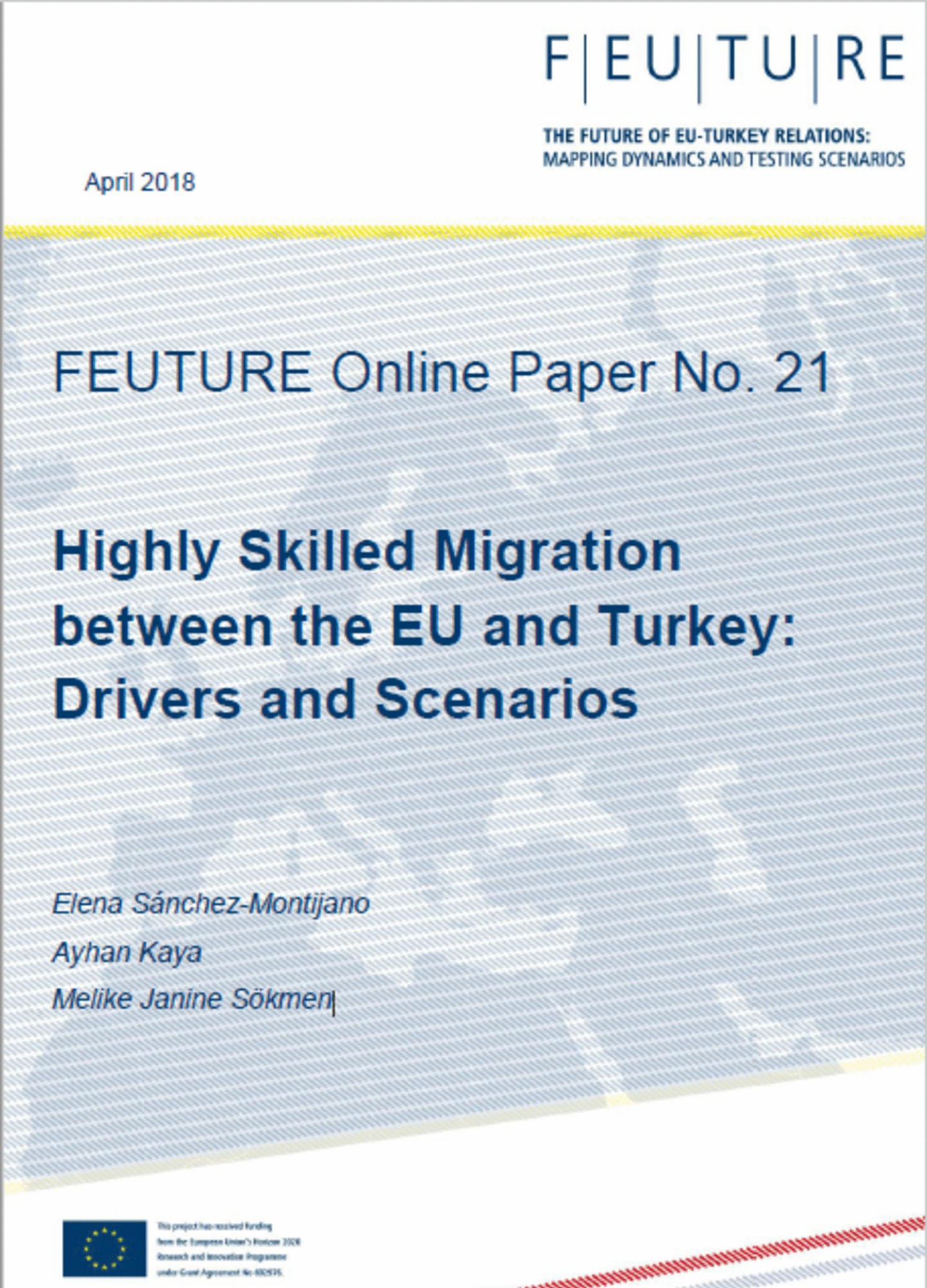 Highly Skilled Migration between the EU and Turkey: Drivers and Scenarios