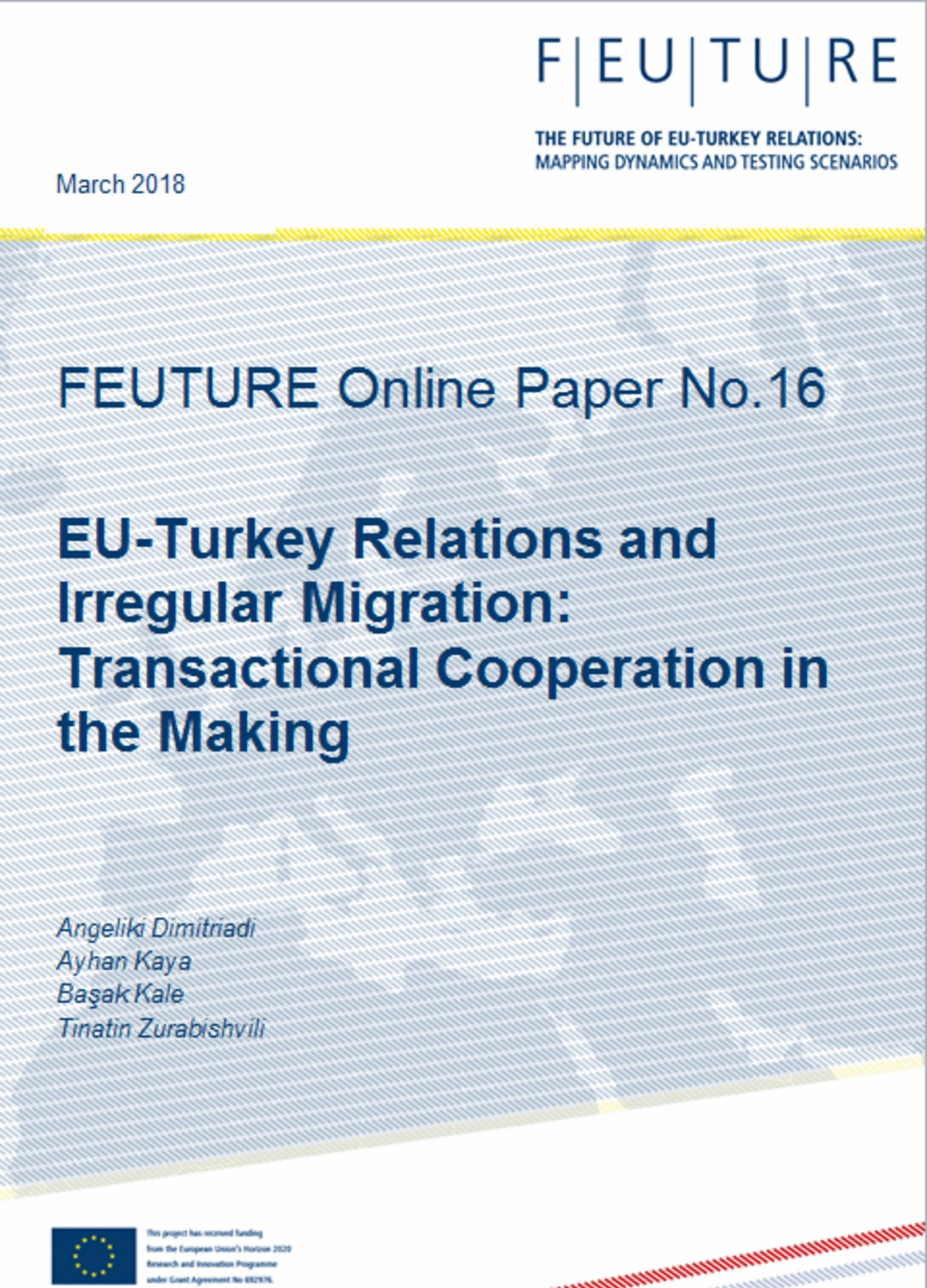 EU-Turkey Relations and Irregular Migration: Transactional Cooperation in the Making